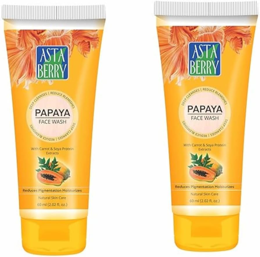 Asstabery Papaya Face Wash | Papaya | Skin Illumination & Exfoliating 100ml (FW_Papaya_P2)