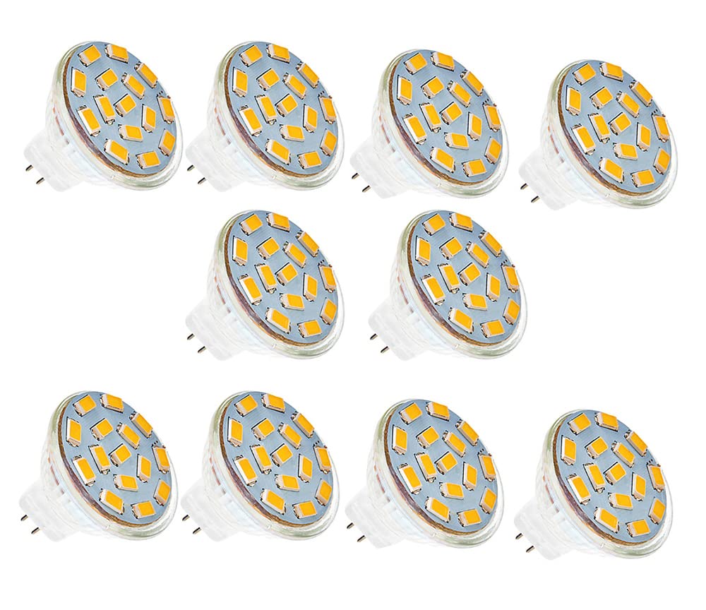 MR11 LED-Leuchtmittel GU4.0 – 6er Set, 3W, 300 Lumen, Ideal Für Einbauleuchten & Schienen