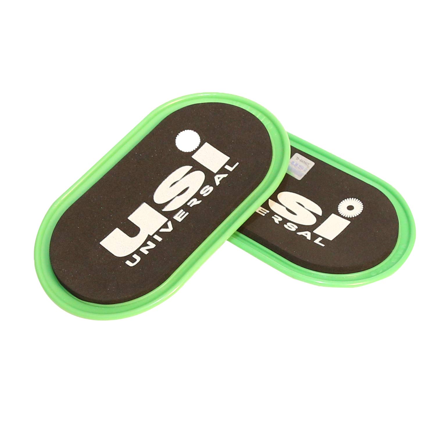 USI UNIVERSAL Exercise Slider, 1 Pair ESO Oval Exercise Core Sliders, Dual Sided Exercise Gliding Discs Use on Carpet or Hardwood Floors, Light and Portable, Perfect for Abdominal & Core Workouts