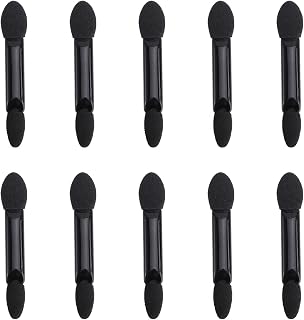 Beaupretty Sponge Applicator 10pcs Small Double-Headed Makeup Makeup Applicator Eyeshadow Stick Brush Makeup Accessories for Girls Eye Makeup Brushes Set