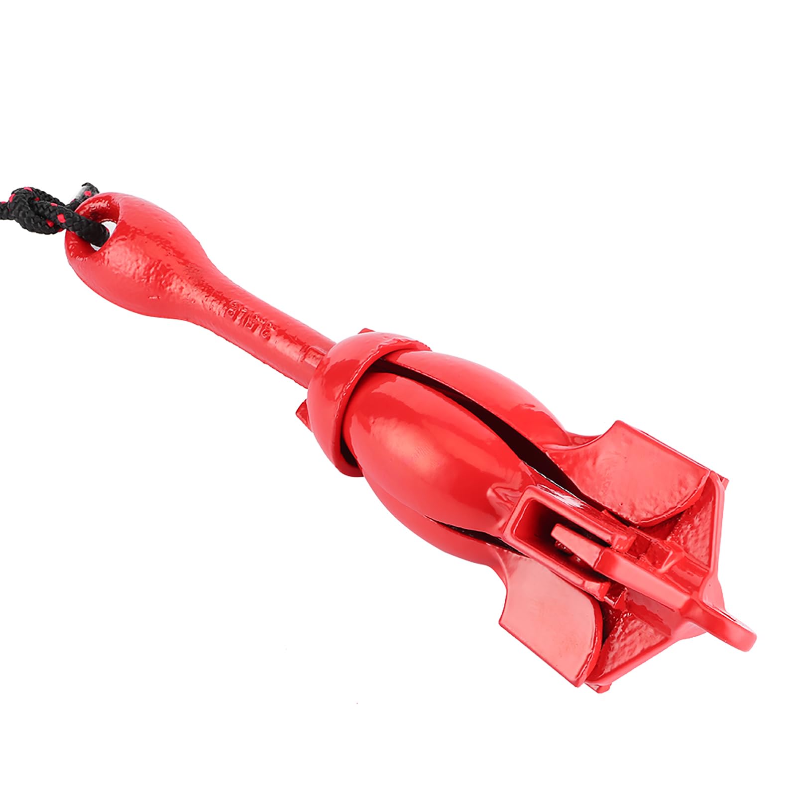 Ausla Ancre Pliante en Acier Inoxydable, Grappin de 3,5 LB, Corde de 30 Pieds, Polie à la Main, Conception Pliable pour Bateau, Yacht, Kayak, canoë, Canot, Jetski, Boue, Sable, Gravier