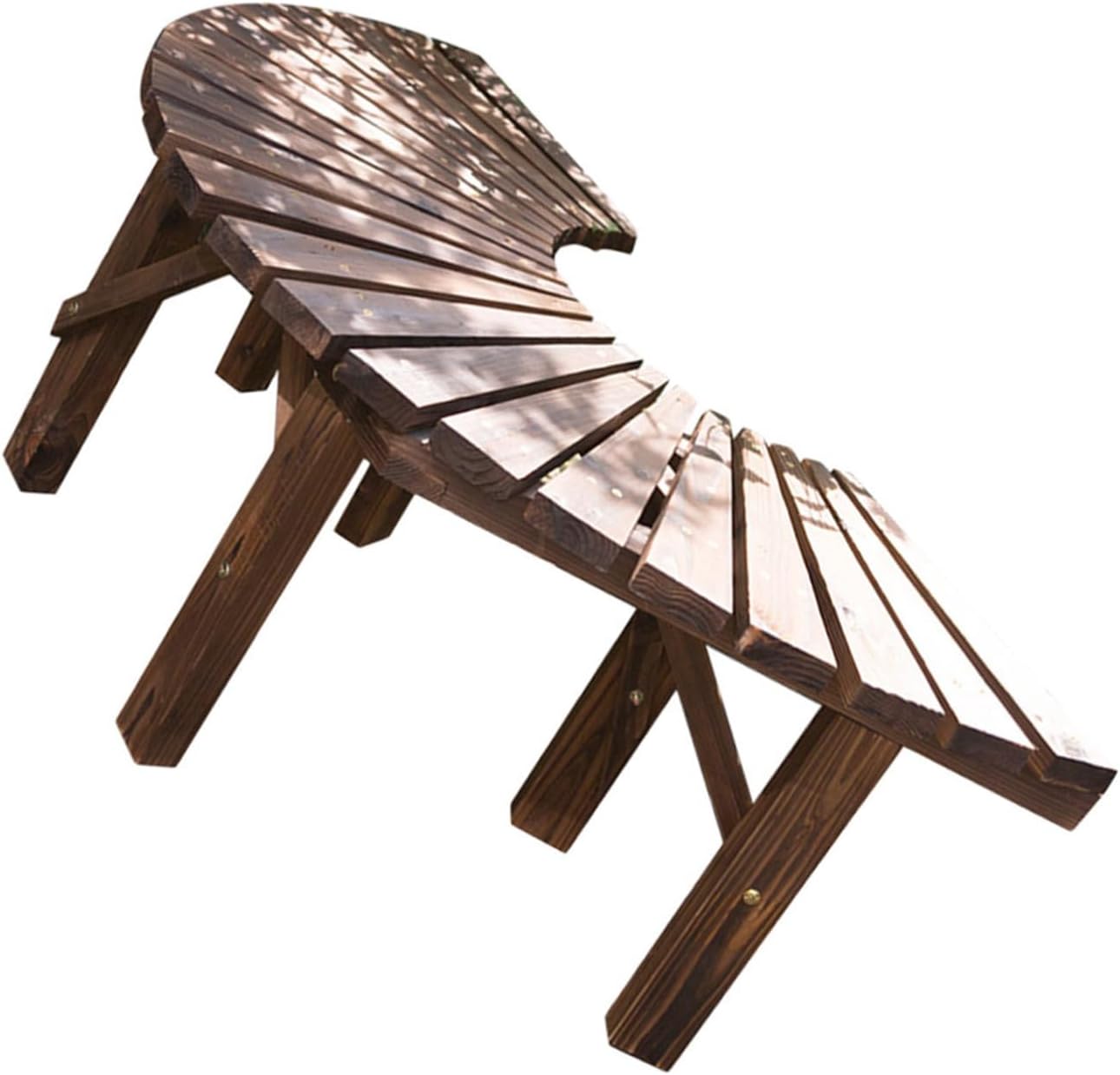 Outdoor Wooden Bench Multi-Purpose Plant Pot Stand Flower Shelf Courtyard Patio Seat for Garden Decor