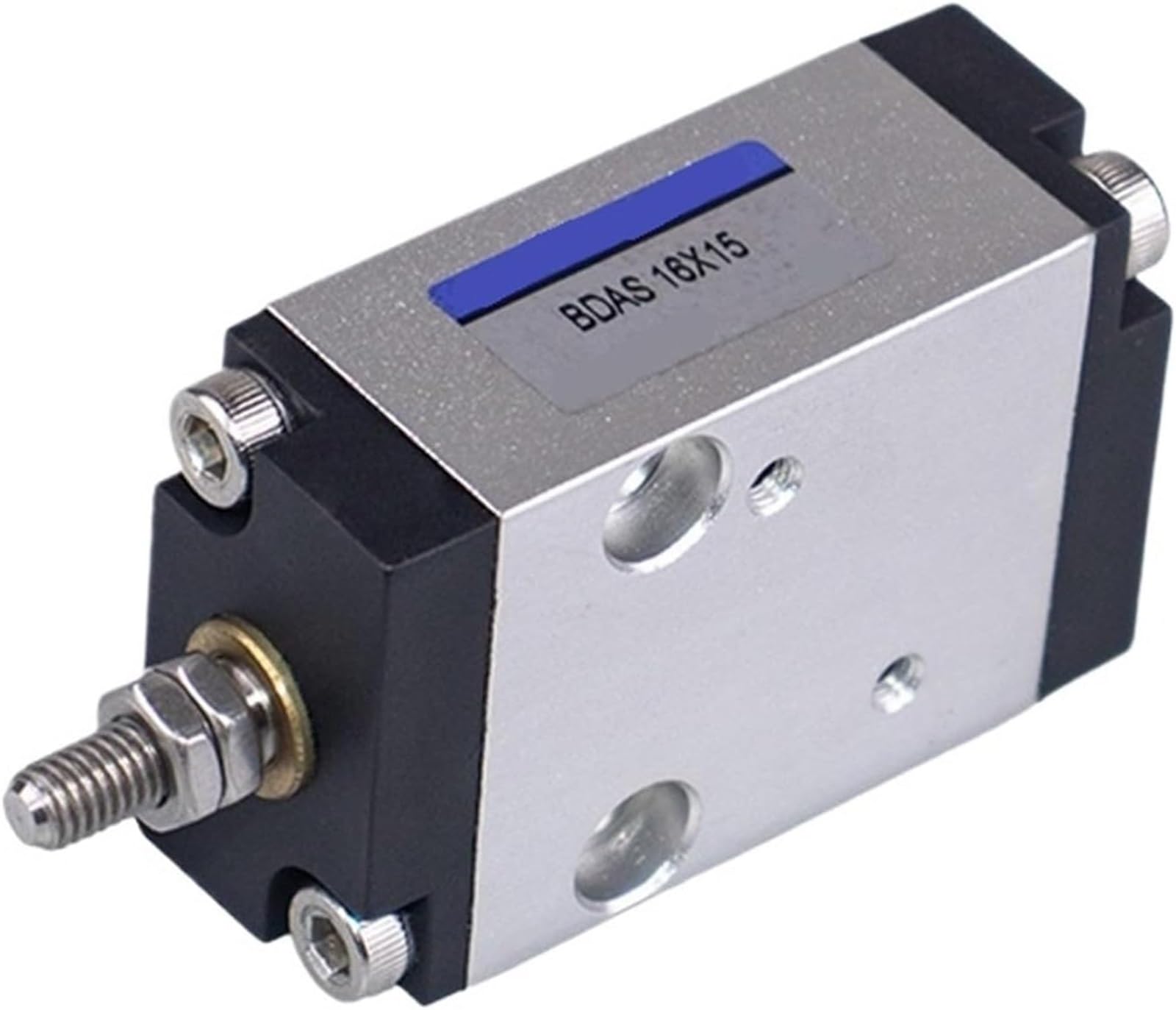 Ahyln One Color Bdas16x15 Pneumatic Cylinder, 16Mm Bore, 15Mm Stroke, Industrial Linear Actuator For Factory Automation .0614