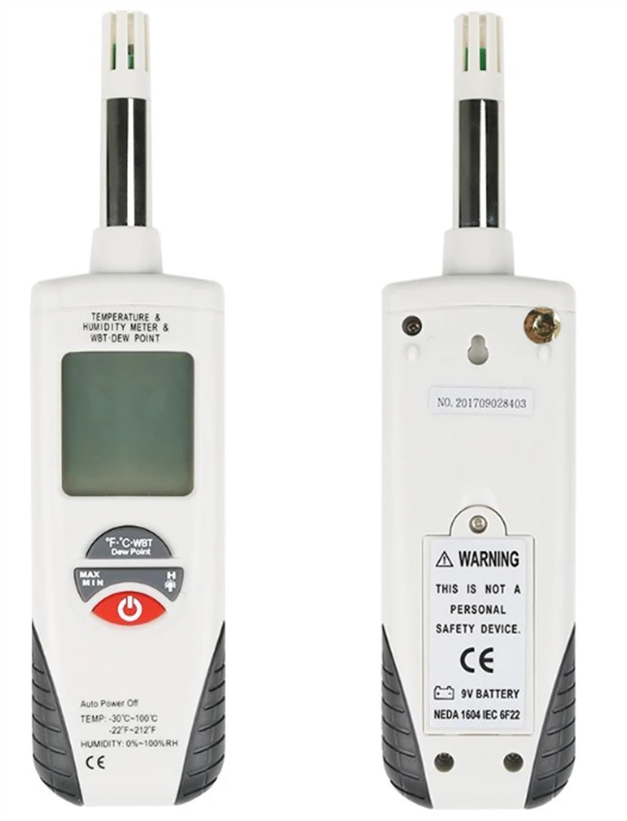 Termometro igrometro Digitale ad Alta precisione HT-350 Display LCD Digitale Misuratore di umidità della Temperatura Interna ed Esterna