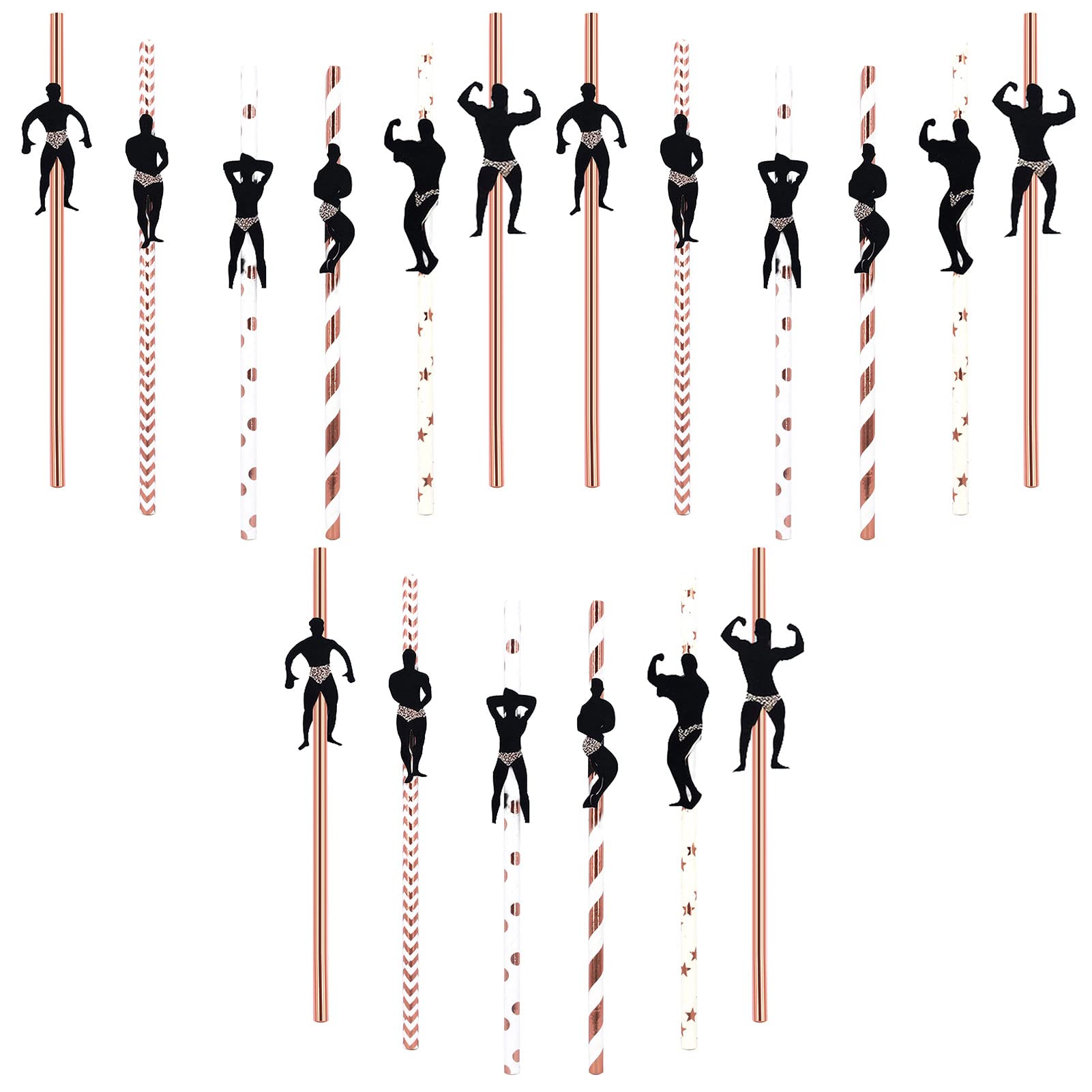 10 Pezzi Divertenti Ciucci Per Birra In Paglia Cannucce Per - Foto 2