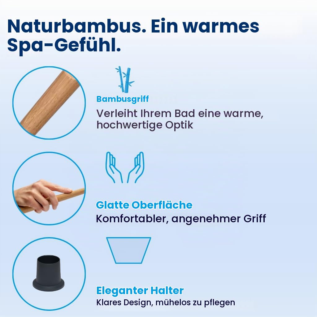 Toilettenbürste LOOWY Woodline Kunststofftopf dunkelgrau | Set mit Toilettenbürstenhalter und zusätzlichem Ersatzkopf | Klobürste Holz mit Halterung für WC & Bad | hygiensich & reinigungsstark