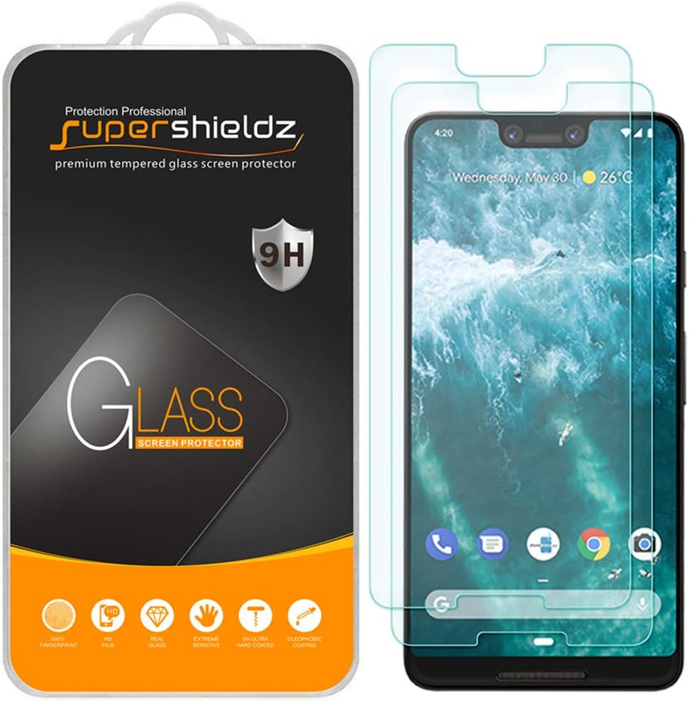 MPP [2-Pack] for Google (Pixel 3 XL) Tempered Glass Screen Protector, Anti-Scratch, Bubble Free + Lifetime Replacement