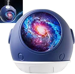 Umidificador Climatizador Astronauta Infantil Aromatizador Ambiente Purifica Ar Quarto Sala Mesa Decoraçao Silencioso