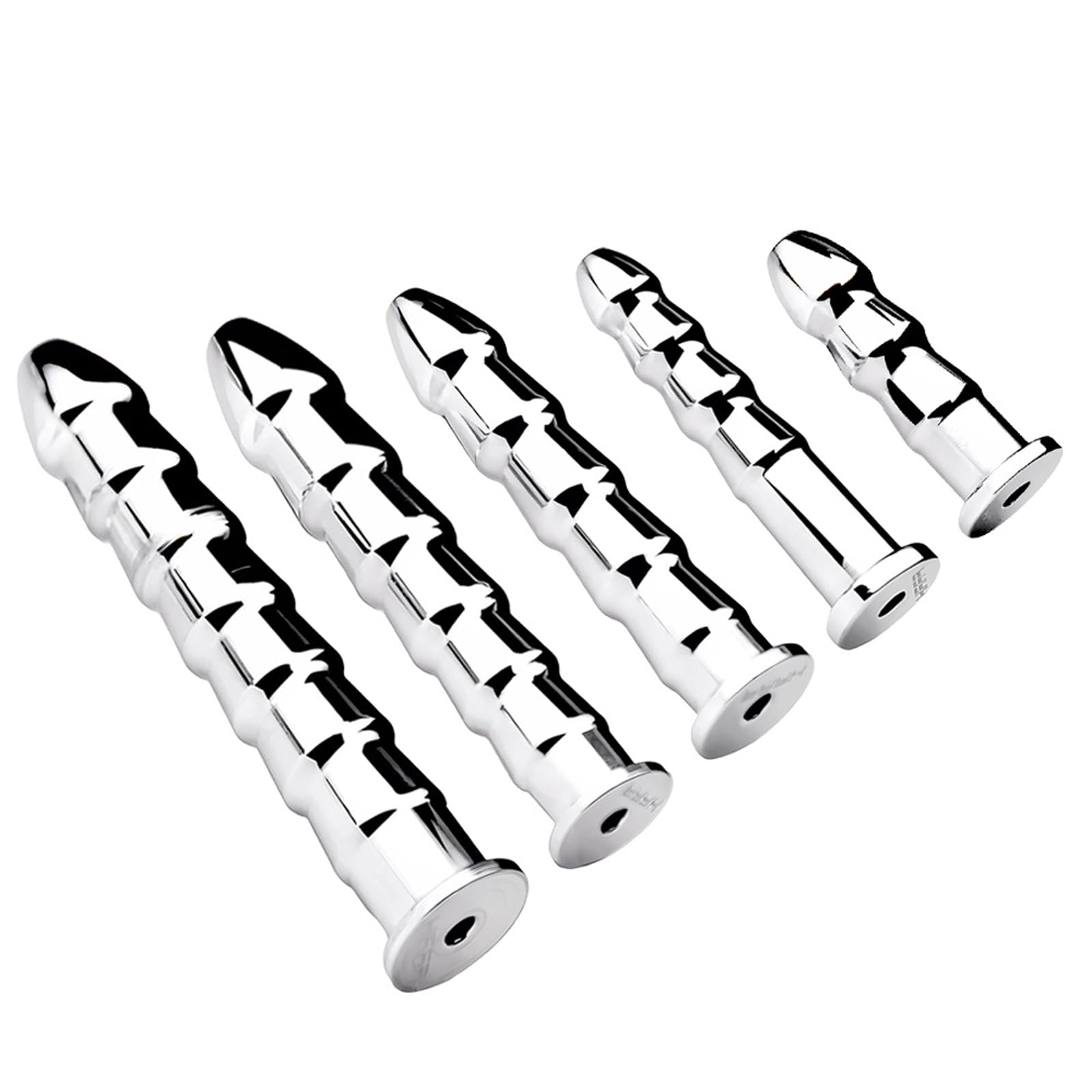 Edelstahl Harnröhren Dilatatoren Hohl Penis Katheter 5 Größen Metall Plug Urethral Dilator Stimulation Sounding Masturbation Prinzenzepter Sexspielzeug For Männer