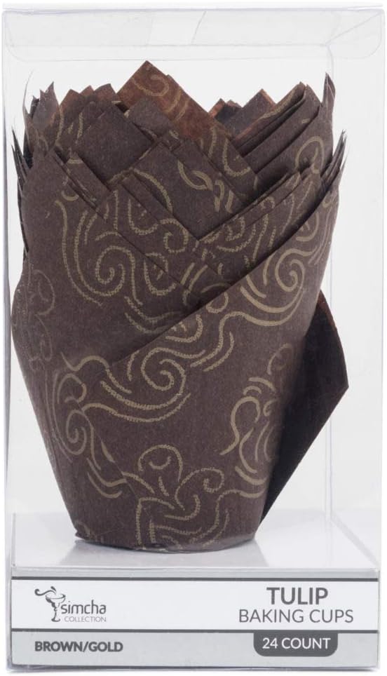 Orange Polka Dot Ruffled Baking Cups - Grease Resistant Cupcake & Muffin Liners, Case of 576 - For Baking, Parties & Catering