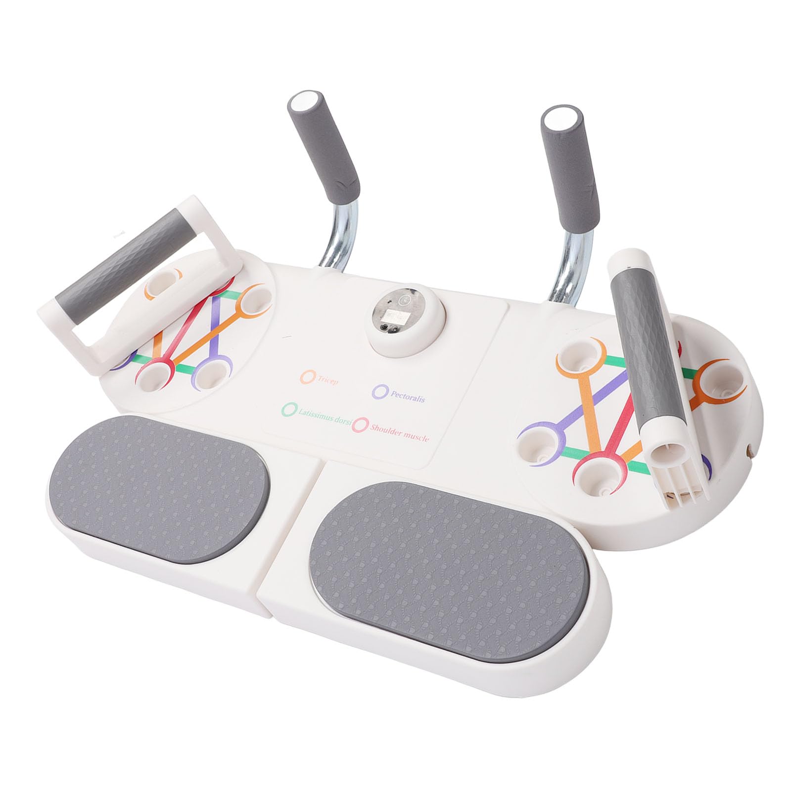 Conseil de Fitness Multifonctionnel Entraînement Musculaire Efficace Board d'exercice Multifonctionnel Économie d'espace Compact (WHITE)