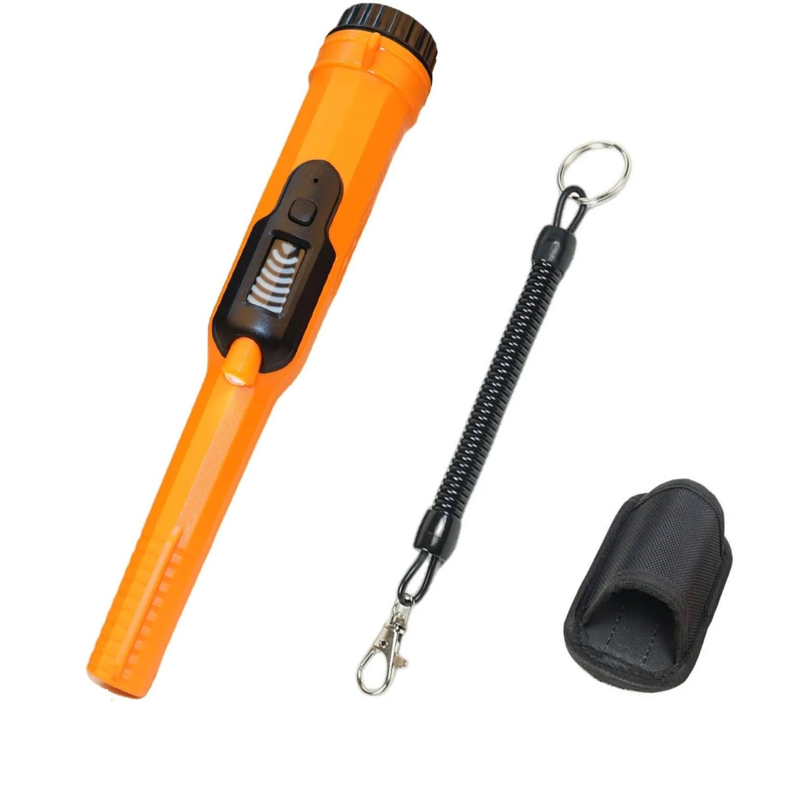 wykrywacz Wodoodporny wykrywacz metali złota z latarką LED IP68 Podwodny wykrywacz bezpieczeństwa Pinpointer wykrywacz metali(Waterproof oange)