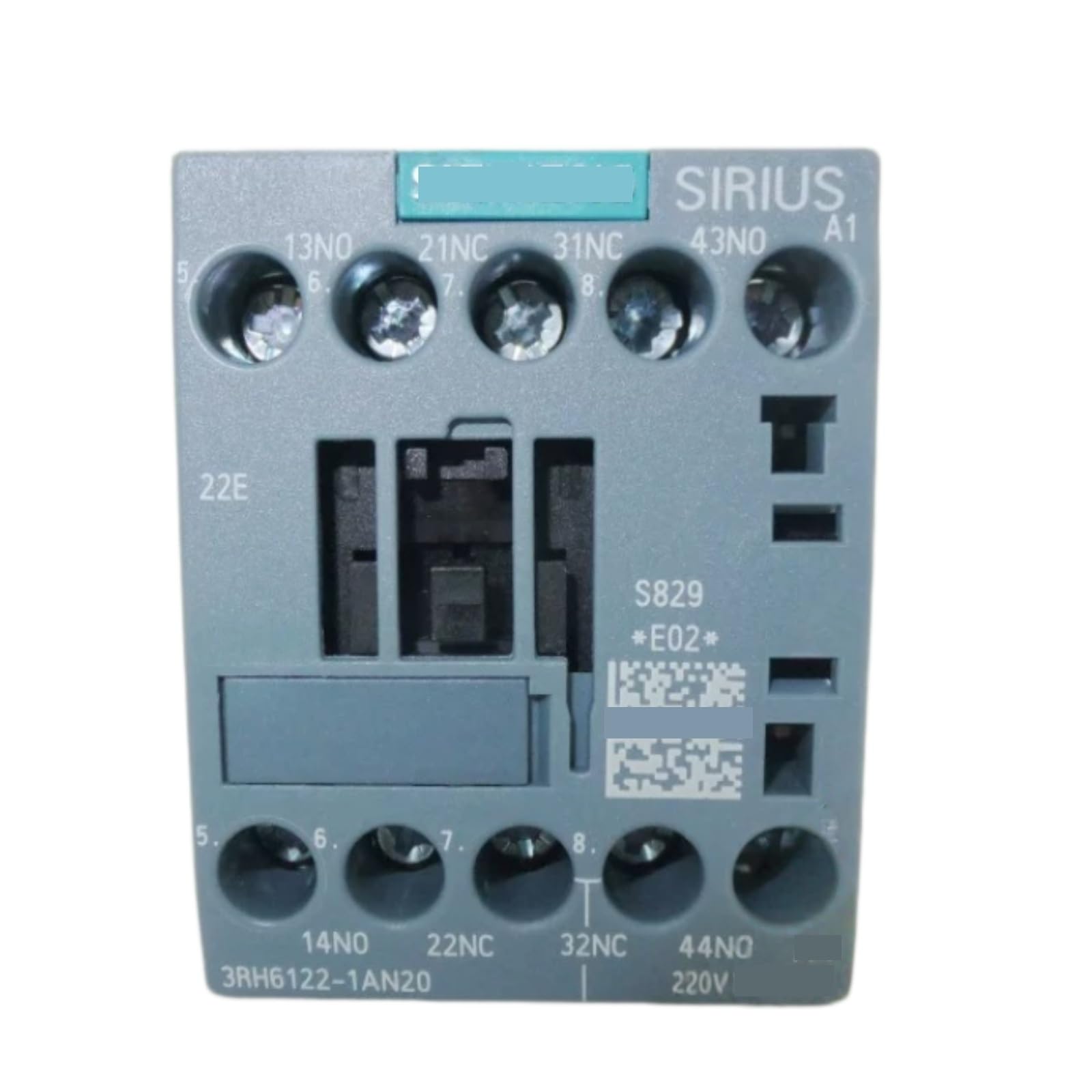 JHSLJCQS Contactors 3RH6122-1AN20 3RH61221AN20, AC220V DIN Rail Mount Contactor