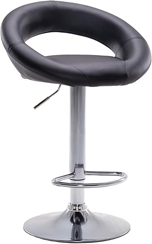 Miniatura 4 de YJCfurniture - Juego de 2 taburetes de bar para desayuno, para cocina, cocina, cocina, encimera, taburete, sillón, sillas de bar de piel sintética,