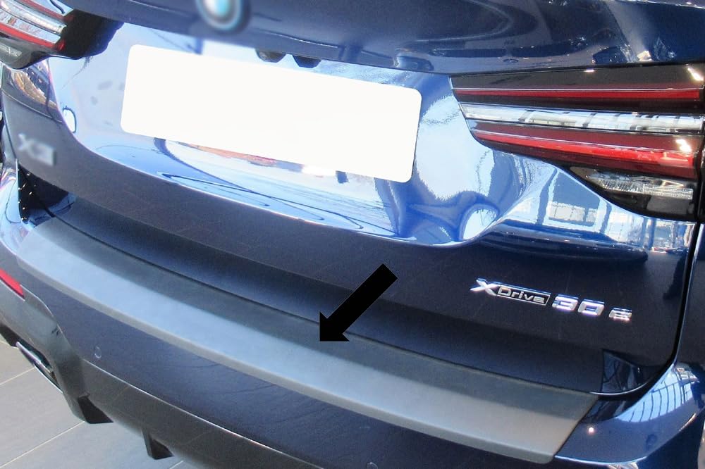 RGM - Protector de borde de carga ABS negro para BMW X3 M-Style tipo G08 SUV Facelift a partir del año de fabricación 09/2021