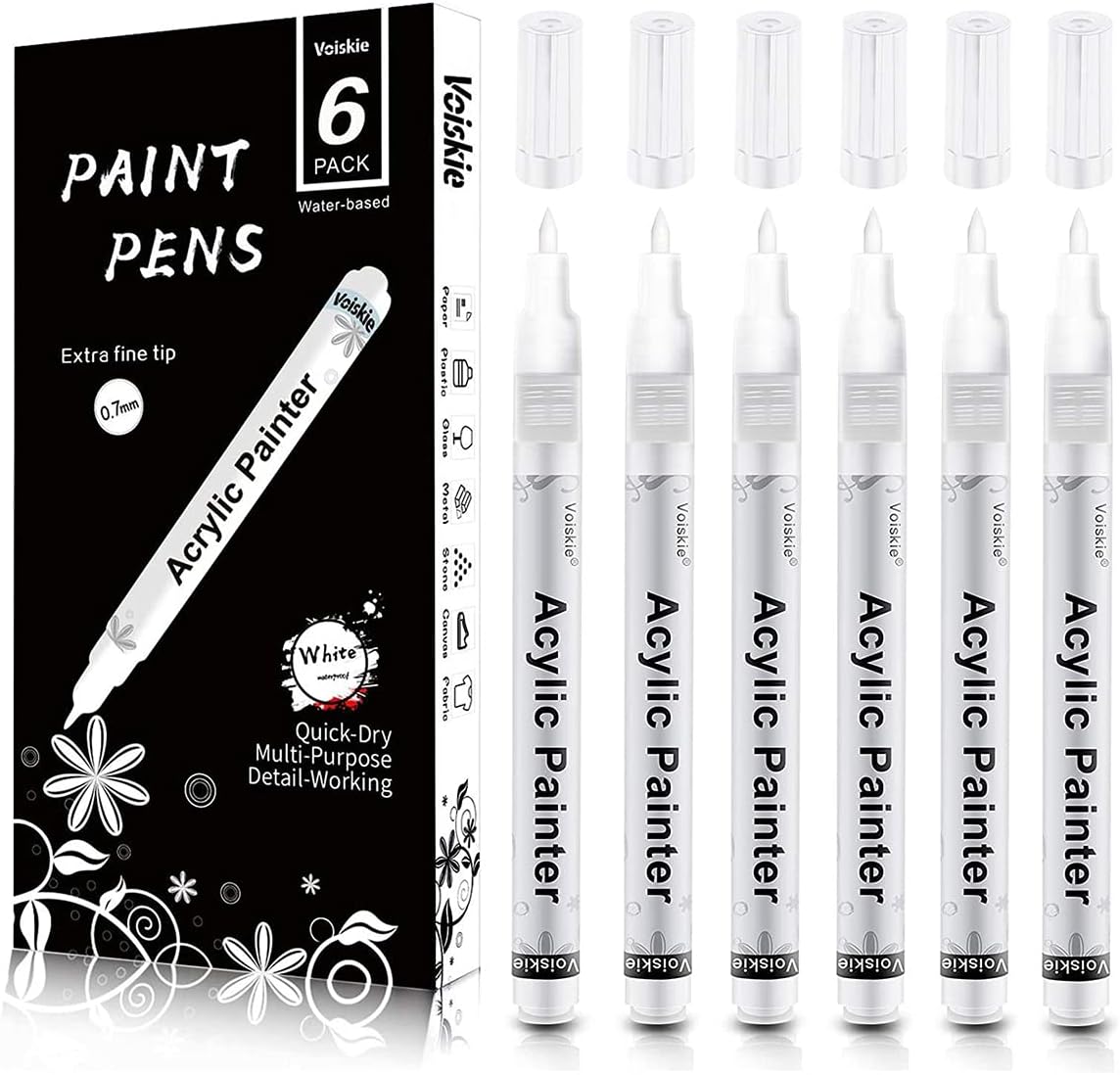 6 WHITE MARKER