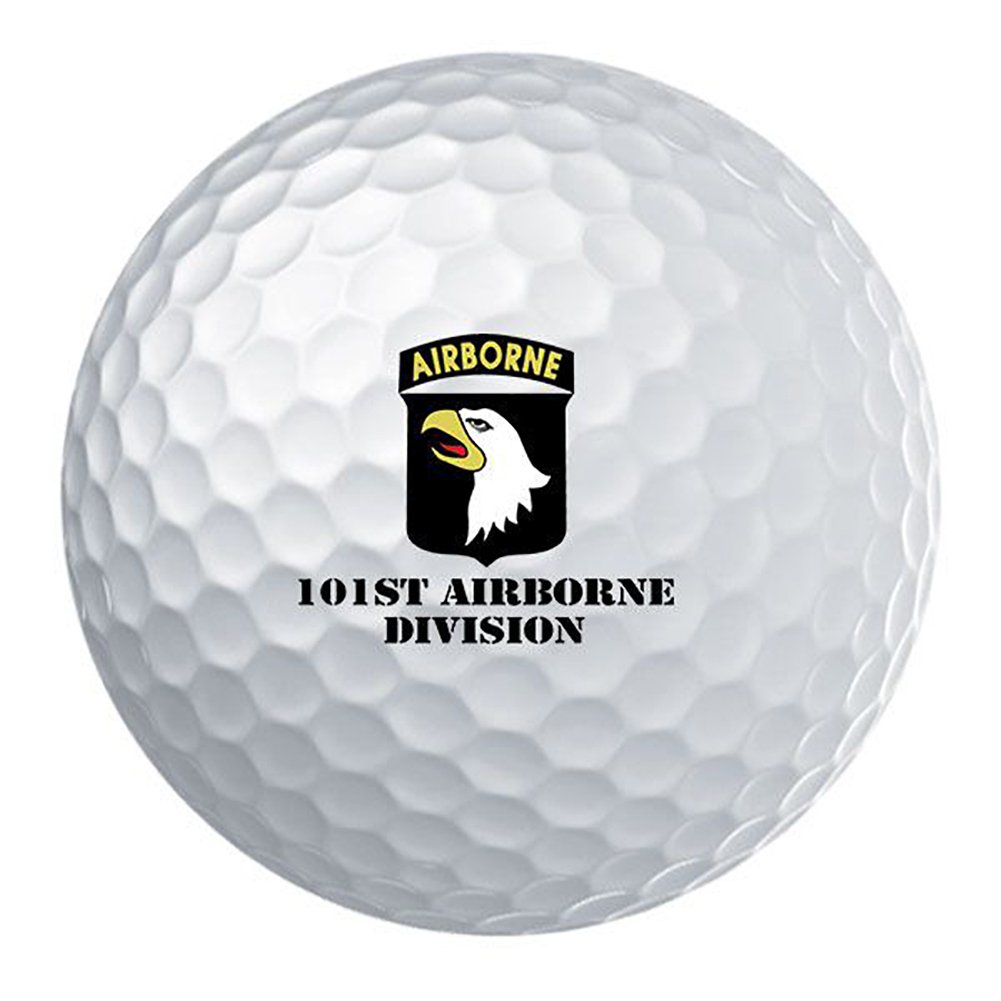 USAMM Army 101st Airborne Division White Golf Ball Gift Set of 3