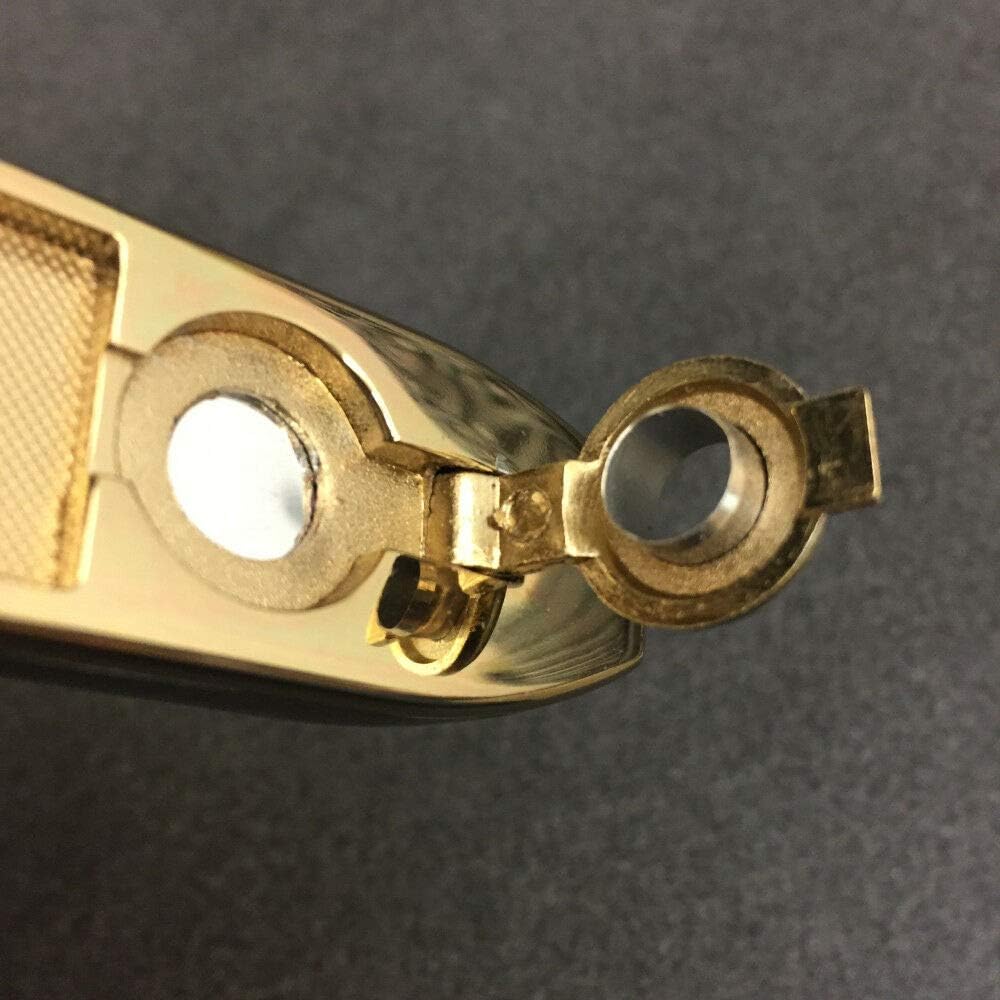 Metal Classical 3 Holes Fire Triple Jet Flame Lighter Windproof Refillable Butane Gas Cigar Cigarette Lighter with Punch - Gray