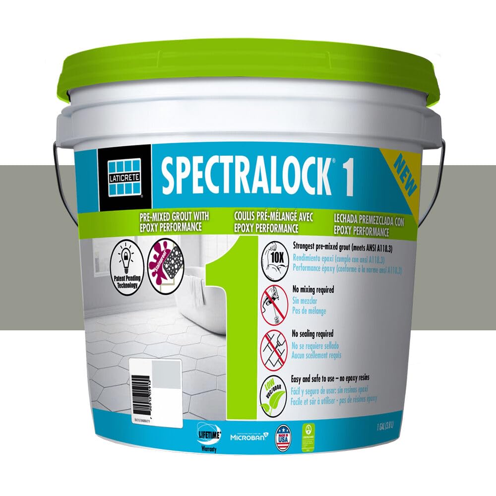 LaticreteSpectralock 1 Pre-Mixed Grout - 1 Gallon - Natural Grey