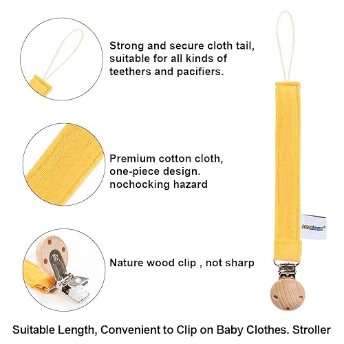 Miniatura 10 de AmazingM Juguete de silicona de grado alimenticio para bebés con soporte para chupete juguetes para aliviar el dolor de dentición juego de regalo