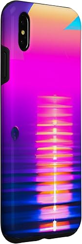 Miniatura 3 de iPhone XS Max Vaporwave Sun Synthwave Sunset Aesthetic Vaporwave Sunset Case