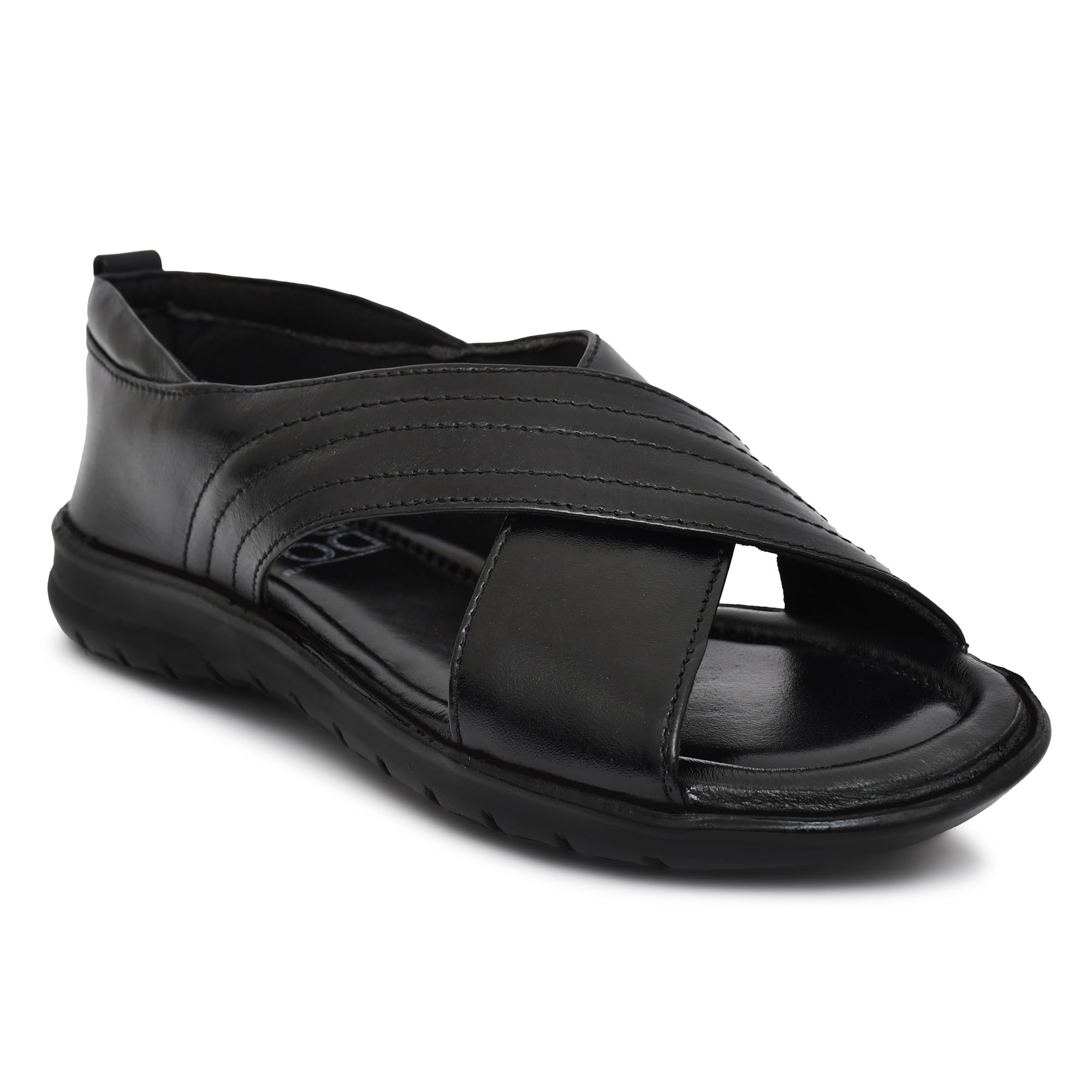 doda Men's Leather Back Open Sandals (UK 6 to UK 13)-picture-55