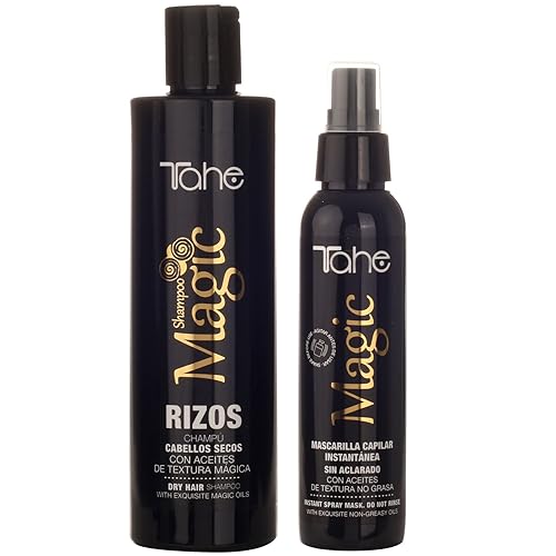 Miniatura 4 de Tahe Magic Pack - Champú para cabello seco 10.1 fl oz y mascarilla instantánea 4.2 fl oz - Para el cuidado del cabello seco