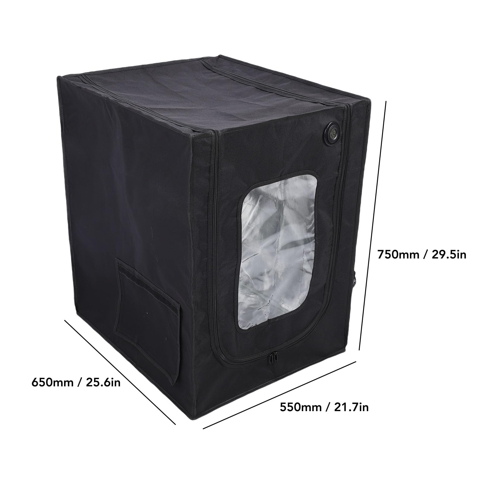 SEAFRONT 3D-Druckergehäuse, Feuerfeste Abdeckung, Zelt aus ABS und Aluminiumfolie mit LED-Licht, Konstante Temperaturkontrolle, Staub- und Geräuschreduzierung für Lab P1 X1 A1 Ender 3 Pro 4 Pro 2 3