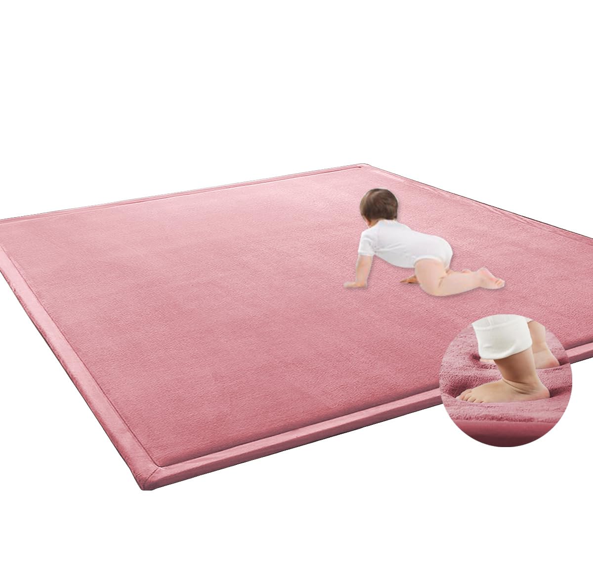 Tapis de sol enfant en velours éponge pour éviter les chutes