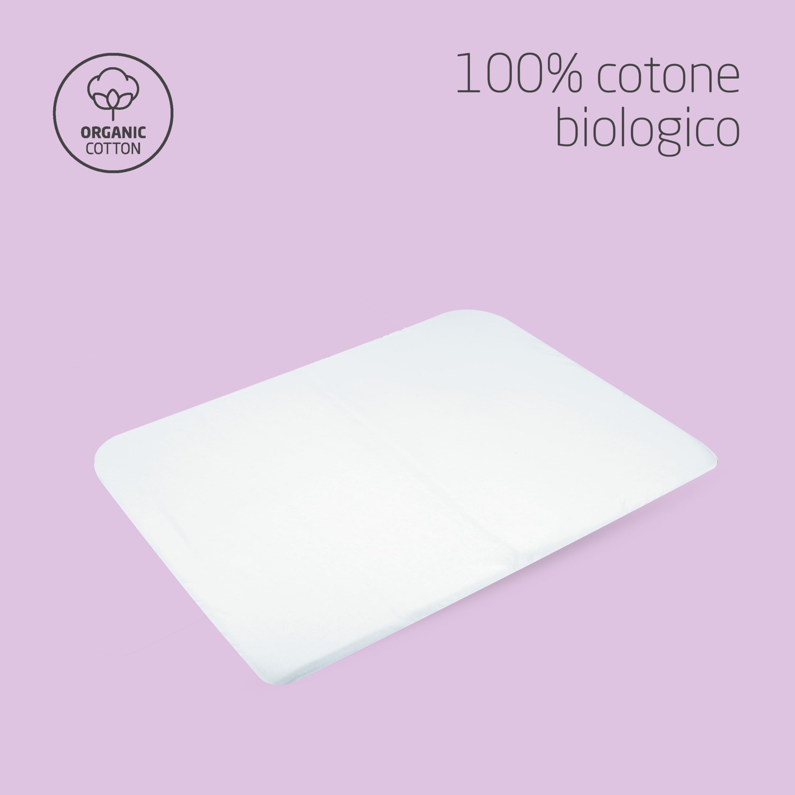 Maxi-Cosi Swift Lenzuolini, Lenzuola Coprimaterasso per il Materasso Lettino di Maxi-Cosi Swift, 2 Pezzi Colore Bianco