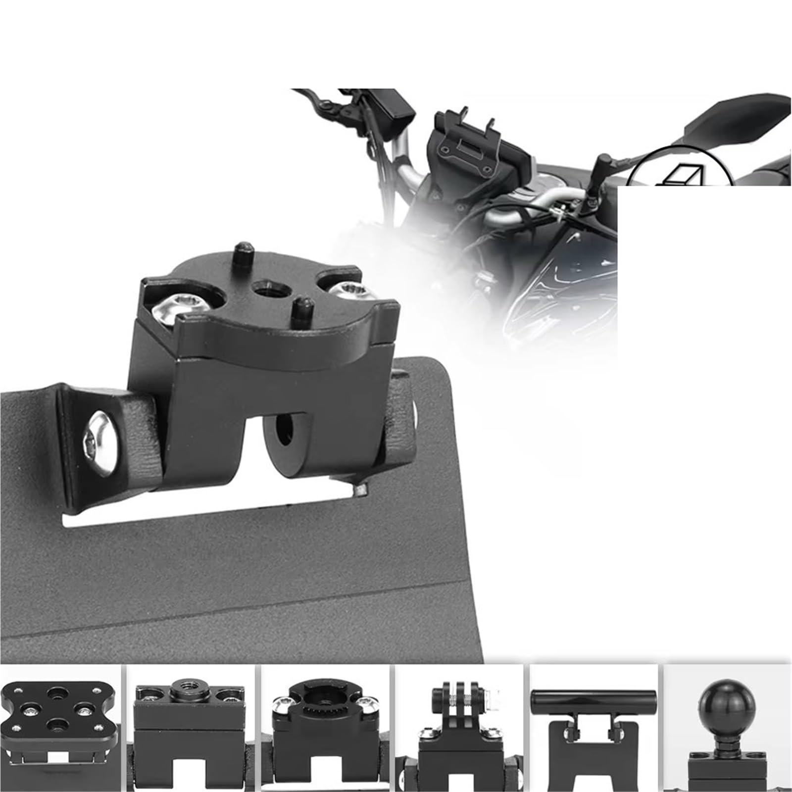 Navegación GPS Motocicleta Soporte para Yamaha para MT-07 2023-2024
