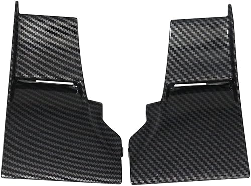 Miniatura 3 de Ala de viento fija de fibra de carbono ABS para motocicleta, compatible con Kawasaki, compatible con Ninja H2 H2R, ala de viento fija aerodinámica,