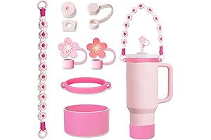 8 PCS Cup Accessories Set for 30 & 40 oz Stanley Cup with Handle