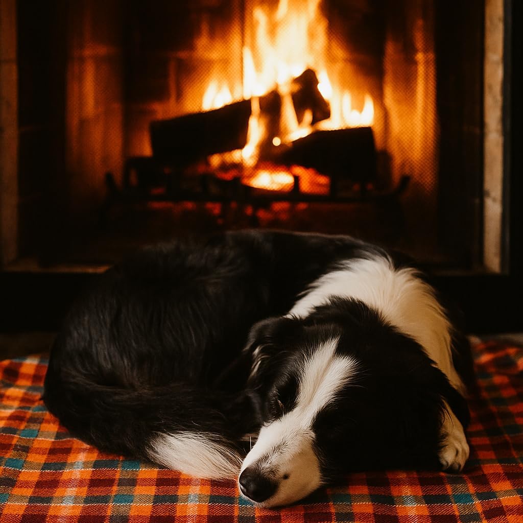 Winter Plaid Fleece Throw Blanket: Soft Plush Flannel Accent for Bed or Couch Orange, Teal Burgundy 50 x 70 inches - Image 6