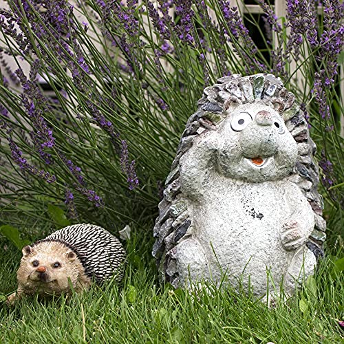 ProGarden Collection 1 x Dekofigur Igel, 20x12x10cm, aus Polystone, im Fotokarton, 1 aus 3 Motiven