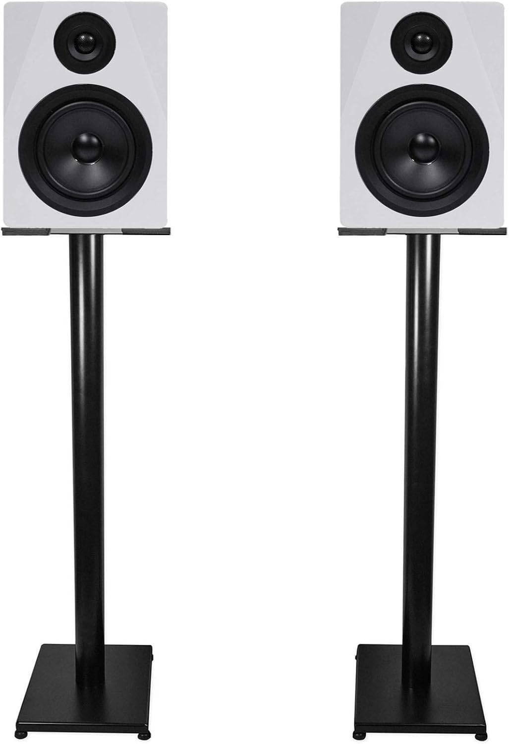 Rockville (2 APM5W 5.25″ 2-Way 250W Active/Powered USB Studio Monitor Speakers Pair Bundle with (2) RS37B 37″ Steel Bookshelf Speaker/Studio Monitor Stands in Black (4 Items) Rockville (2 APM5W 5.25″ 2-Way 250W Active/Powered USB Studio Monitor Speakers Pair Bundle with (2) RS37B 37″ Steel Bookshelf Speaker/Studio Monitor Stands in Black (4 Items)