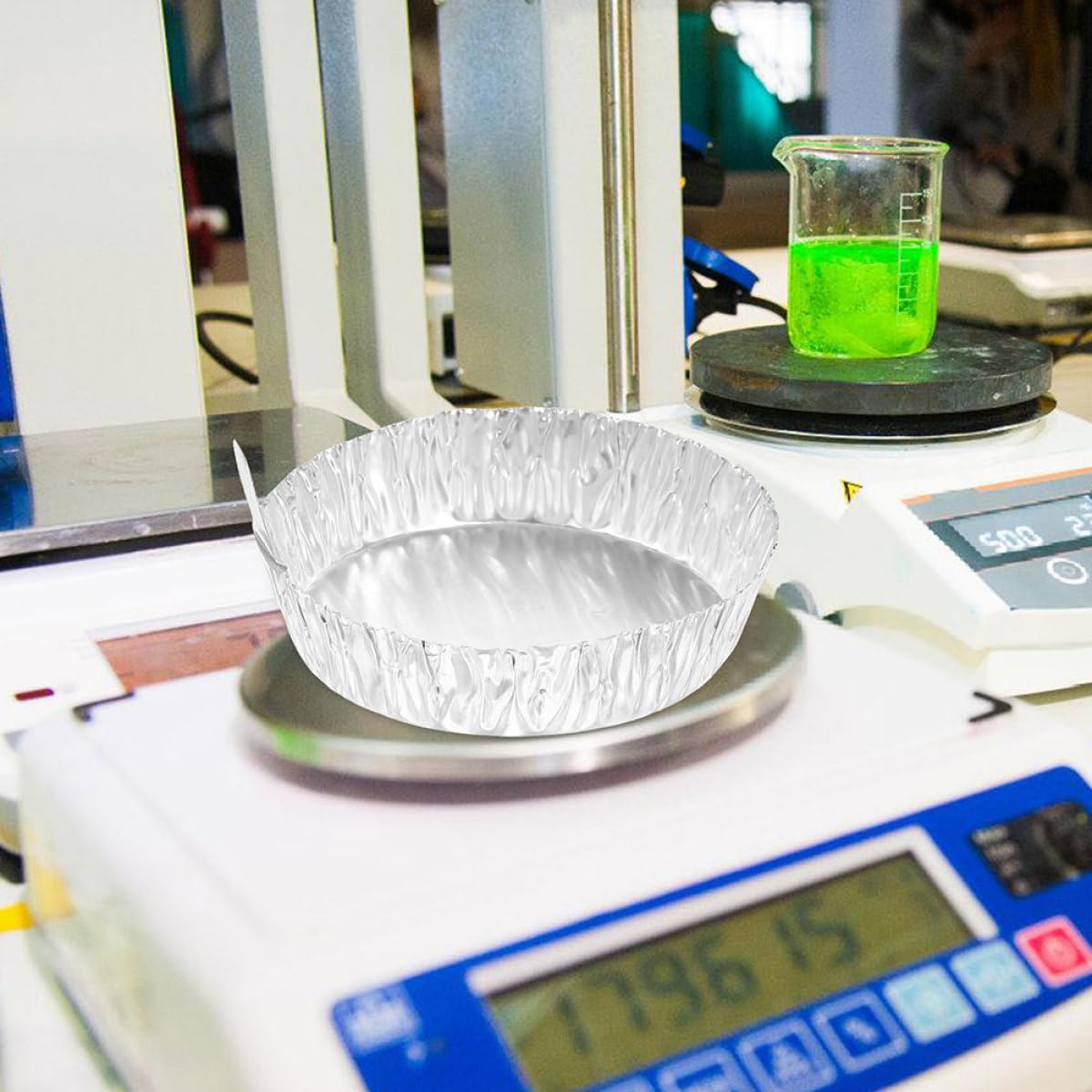 Platos de Pesaje de Aluminio con Asas 42 ml para Laboratorio, 200 Unidades