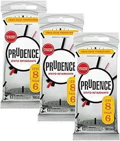 Preservativo Prudence Efeito Retardante 24 Unidades