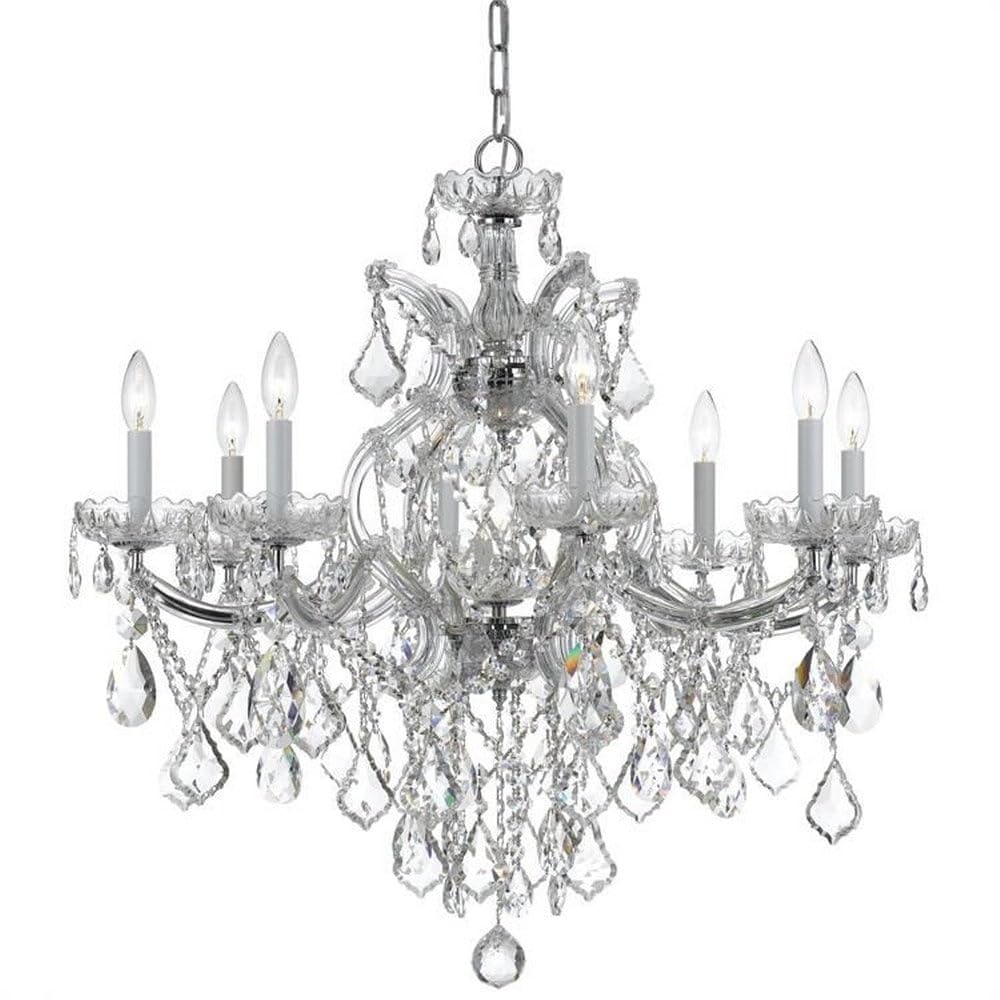 Chandelier Crystal Hand-Cut Treatment, Gorgeous and Decorative, Bright and Luxurious,for Bedroom Dining Room Living Room.