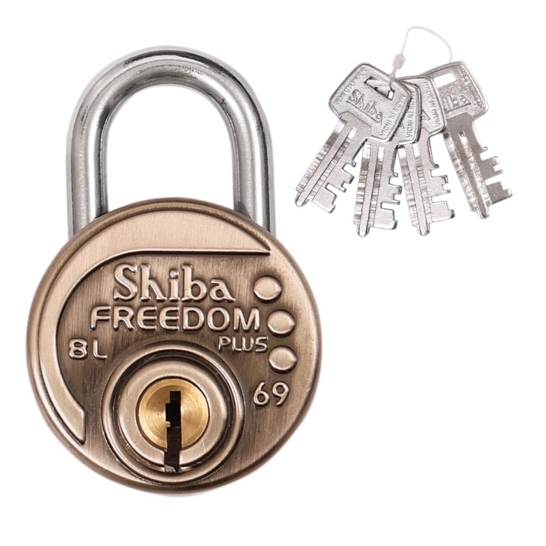 Shiba Freedom Plus 69mm Double Locking 4 Keys 8 Steel Lever