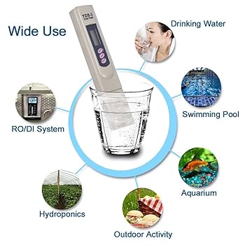 グリーンライフ 純水器、ホース付、TDSメーター説明書付 サンエイ化学 TDSメーター YL-TDS2-A 電池式 オリジナル取扱説明