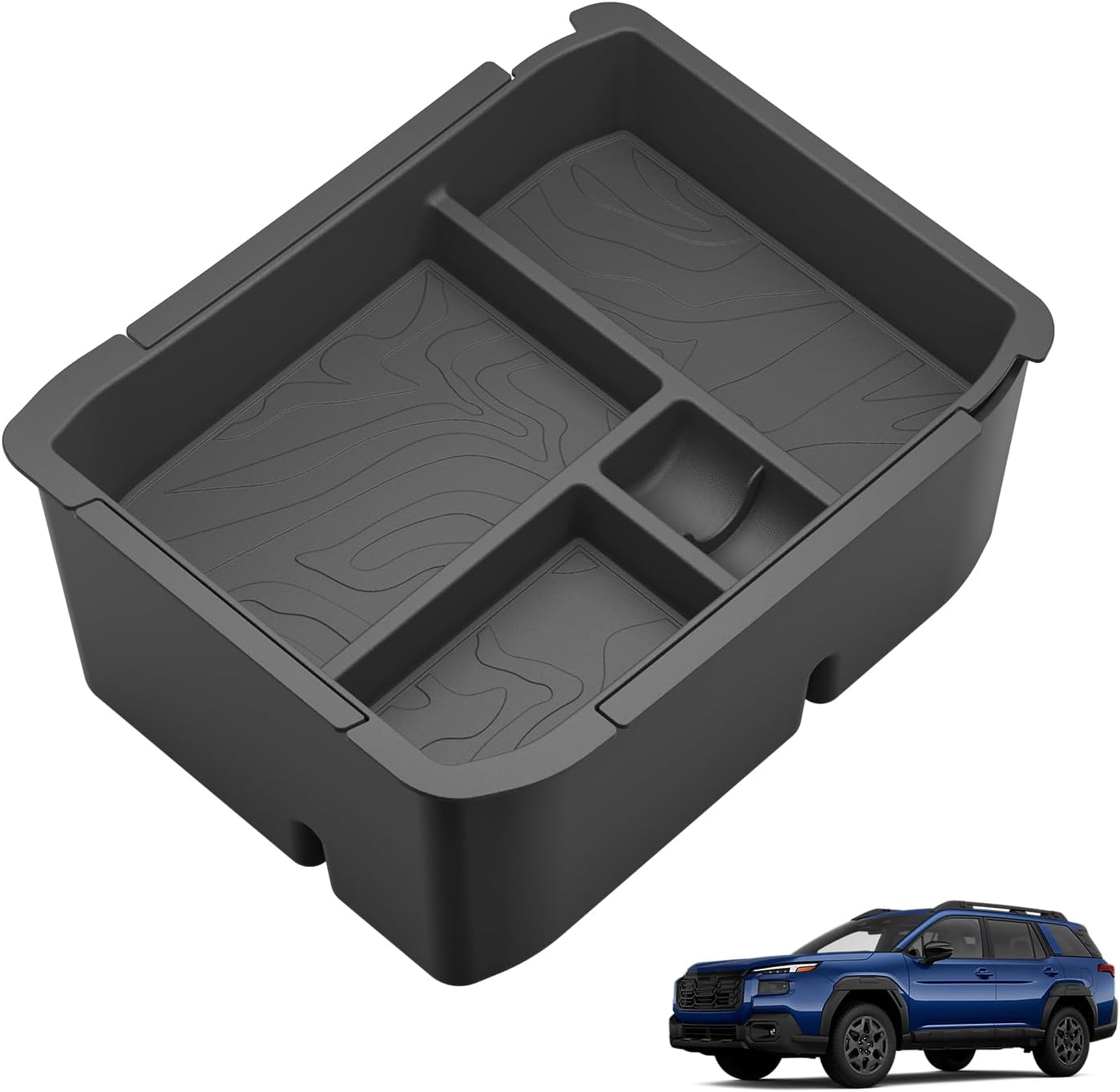 SMABEE 2PCS Center Console Organizer Tray for Subaru Outback 2026