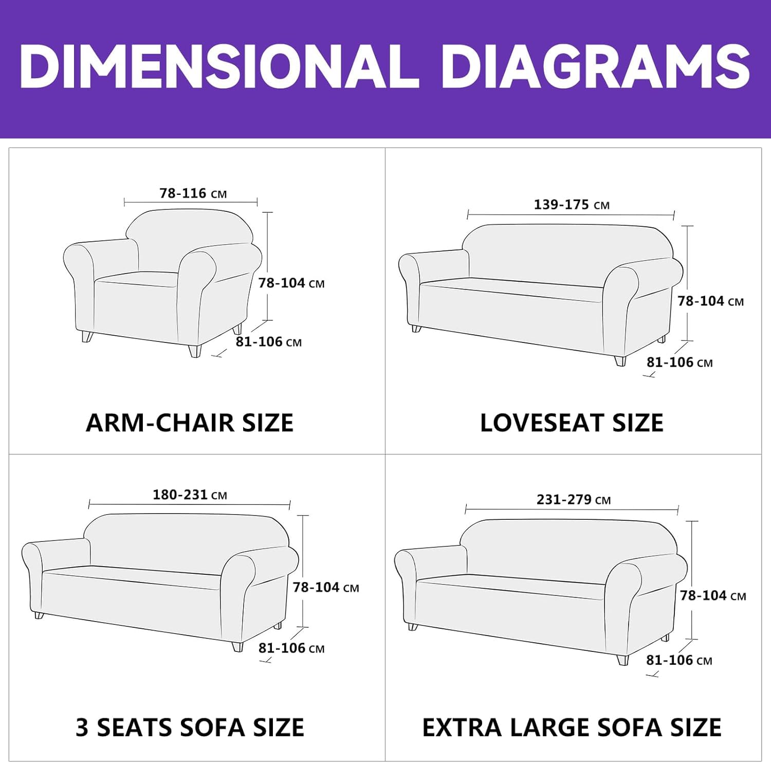Ystyle Copridivano 3 Posti Con Braccioli, Copri Divano Antigraffio Gatto, Copridivani Elasticizzati, Pesante Inverno Copri Divani, Fodera Divano Antimacchia Lavabile Antiscivolo, Panna