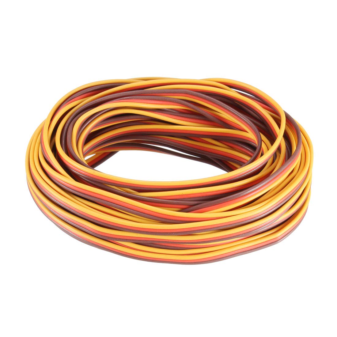 Buy sourcing 28FT/8.5Meters 22AWG Servo Wire 3Pin Line for JR Futaba RC