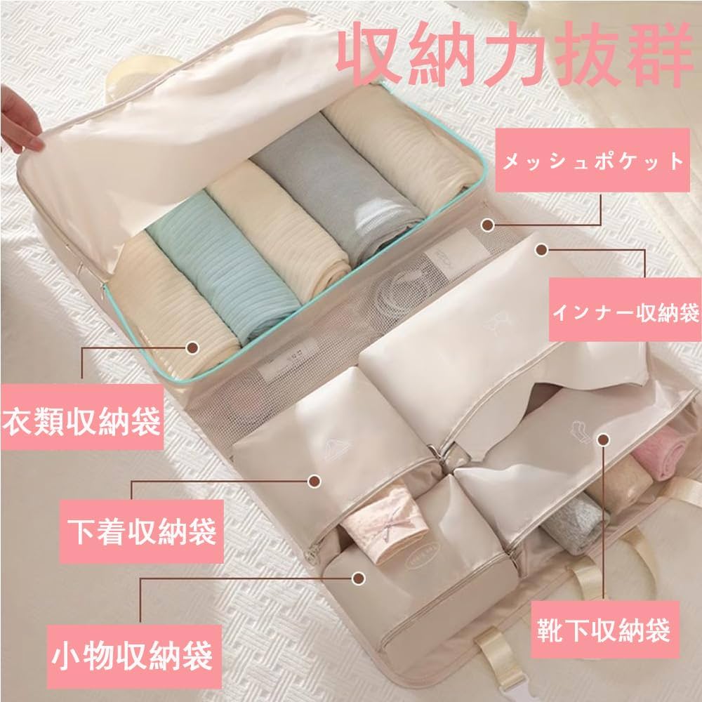 けいトラベルポーチ 楽天市場】吊り下げ 圧縮 収納 圧縮収納 トラベルポーチ 吊り