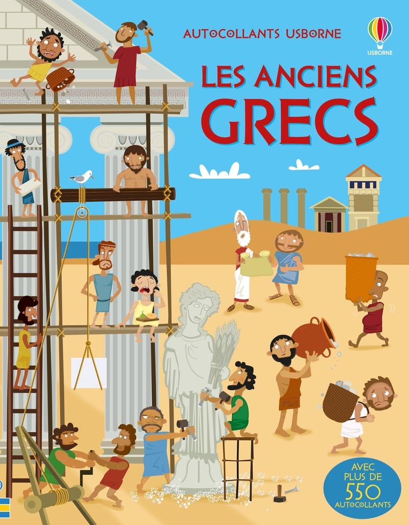 Les anciens Grecs - Autocollants Usborne - Dès 5 ans: Avec plus de 550 autocollants