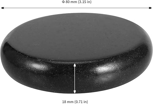 Miniatura 2 de JAPCHET 22 piedras de masaje de basalto grandes de 3.15 pulgadas, piedras de masaje de basalto para spa profesional o en casa, relajación, terapia