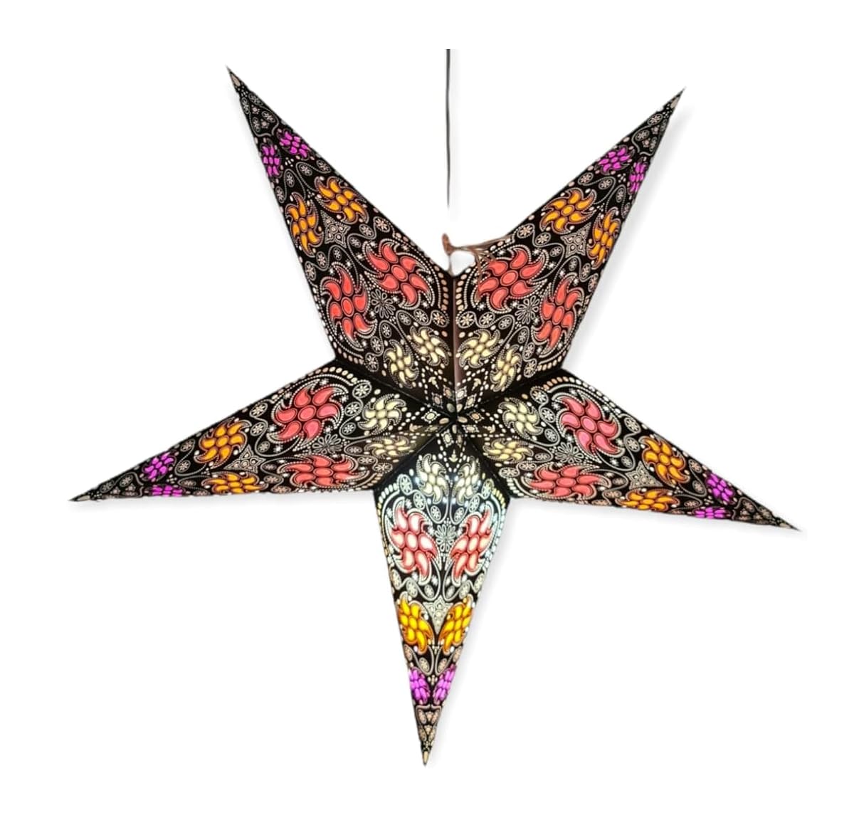 Yepsio Paper Star Lantern Lampshade, 24 inch, Hanging Decorations for