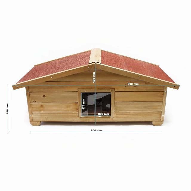 Foto 4 de 8 de Caseta Grande para Gatos casa hogar Impermeable Aislado Exterior para jardín