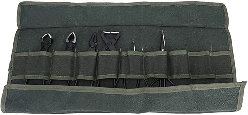 Fdit Kit de herramientas profesionales para bonsái, 7 piezas de acero inoxidable, cortador de tijera, alicates de alambre, juego de alicates para